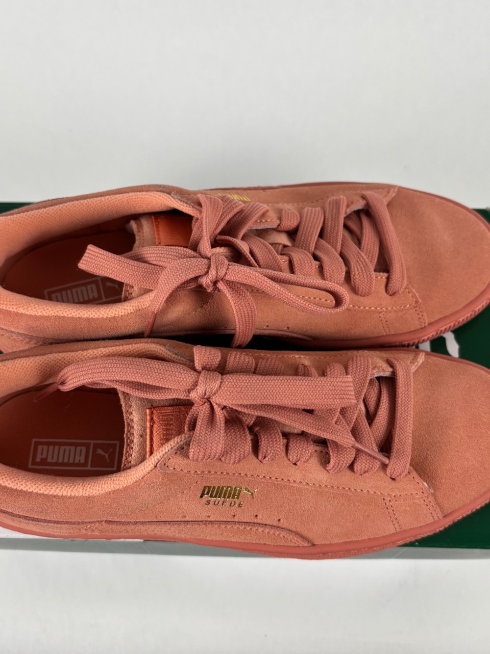 Puma, Suede, Skate/Court, Sneakers, Pale Pink/Samon Women's Size 8.5- 39 UK - Picture 3 of 12